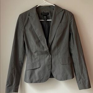 Pinstripe Blazer